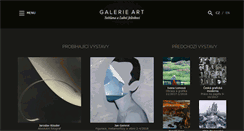 Desktop Screenshot of galerieart.cz