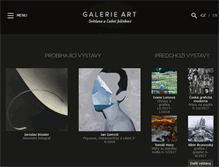 Tablet Screenshot of galerieart.cz